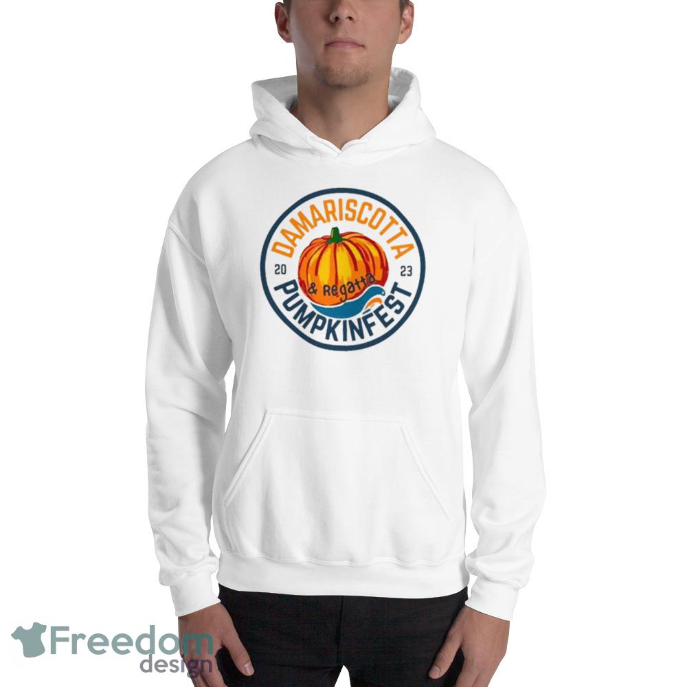 2023 Damariscotta Pumpkinfest Shirt - 18500 Unisex Heavy Blend Hooded Sweatshirt