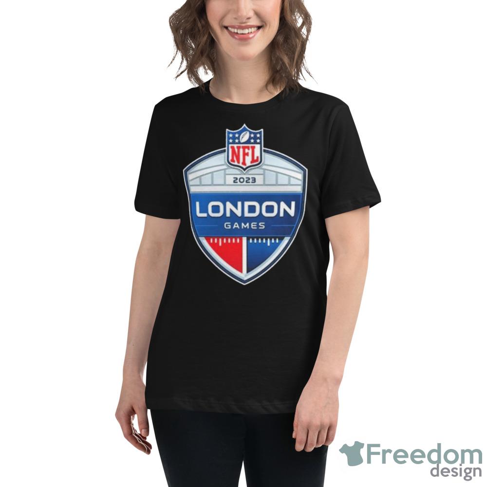 2023 Football International Game London Game Logo Shirt 1 - 6400 Womens Relaxed Short Sleeve Jersey Tee 2023 Football International Game London Game Logo Shirt 1 - 6400 Womens Relaxed Short Sleeve Jersey Tee
