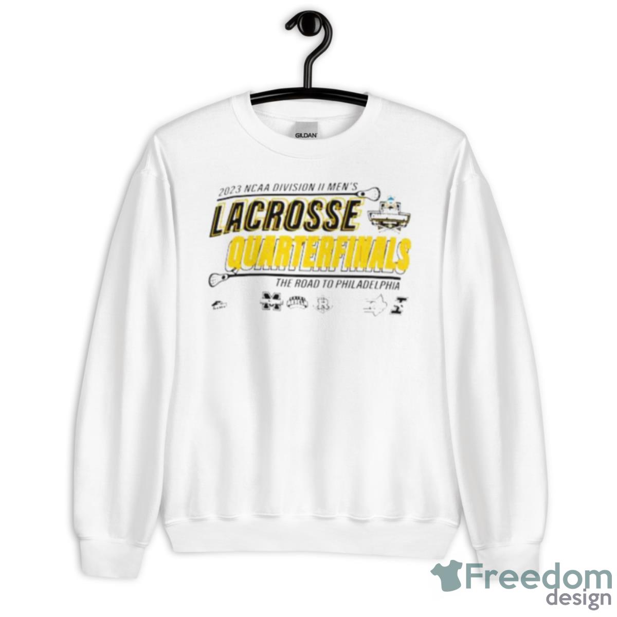 2023 NCAA Division II Lacrosse Quarterfinals The Road Philadelphia Shirt - Unisex Heavy Blend Crewneck Sweatshirt