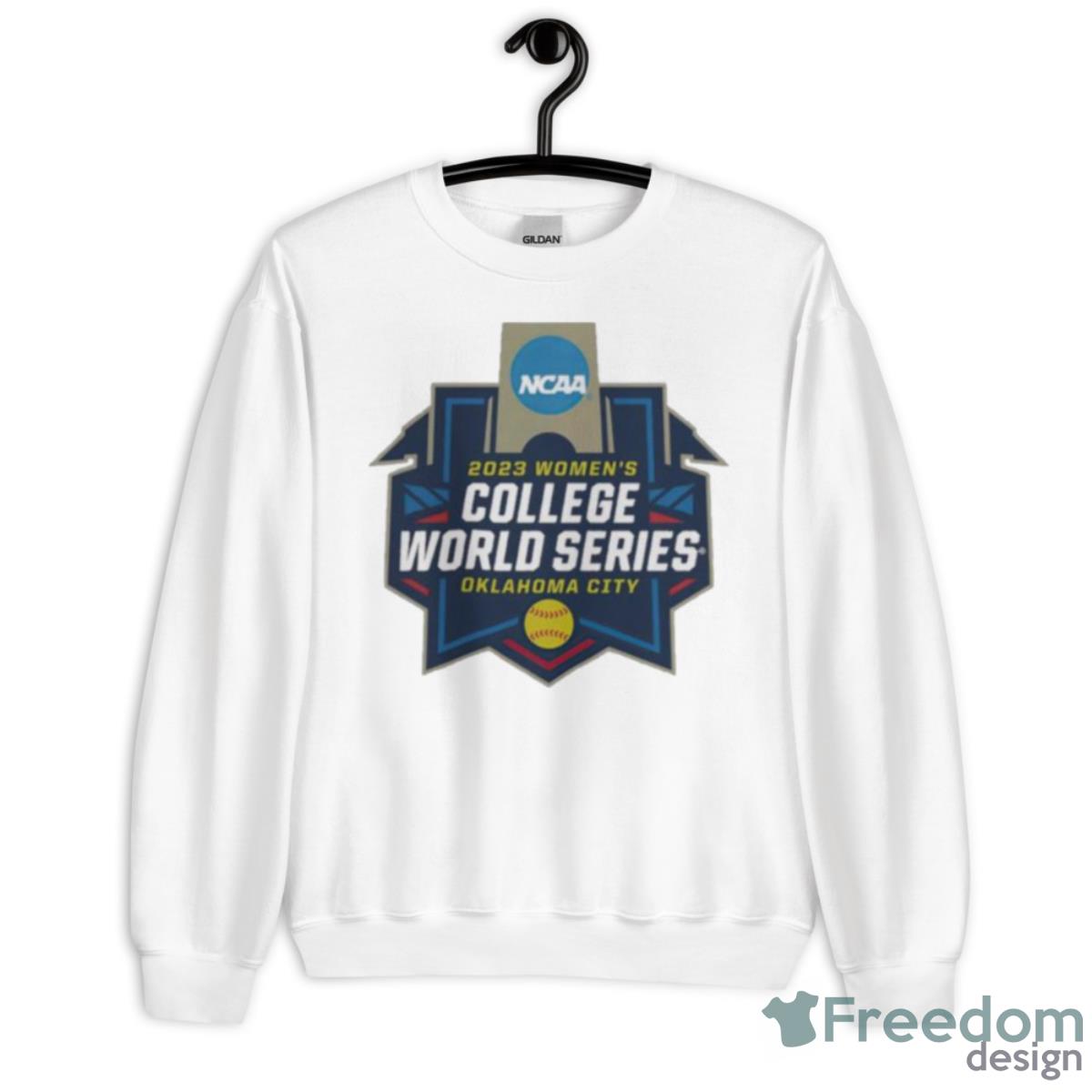 2023 NCAA Softball WoCollege World Series Official Logo Shirt - Unisex Heavy Blend Crewneck Sweatshirt