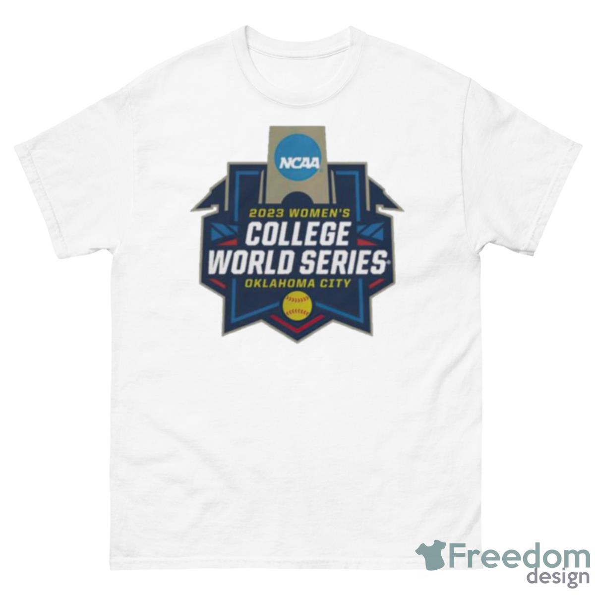 2023 NCAA Softball WoCollege World Series Official Logo Shirt - 500 Men’s Classic Tee Gildan