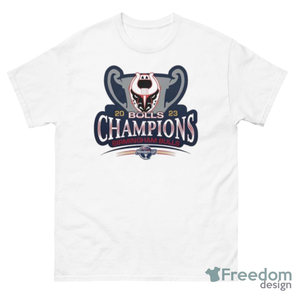 2023 SPHL President Cup Champions Birmingham Bull Shirt - 500 Men’s Classic Tee Gildan