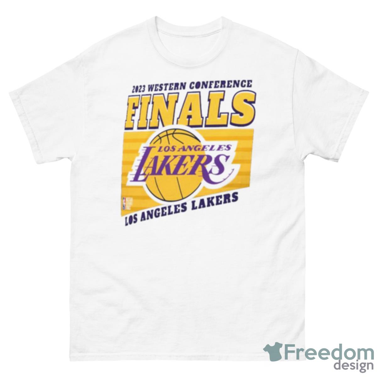 2023 WCF Los Angeles Lakers Shirt - 500 Men’s Classic Tee Gildan