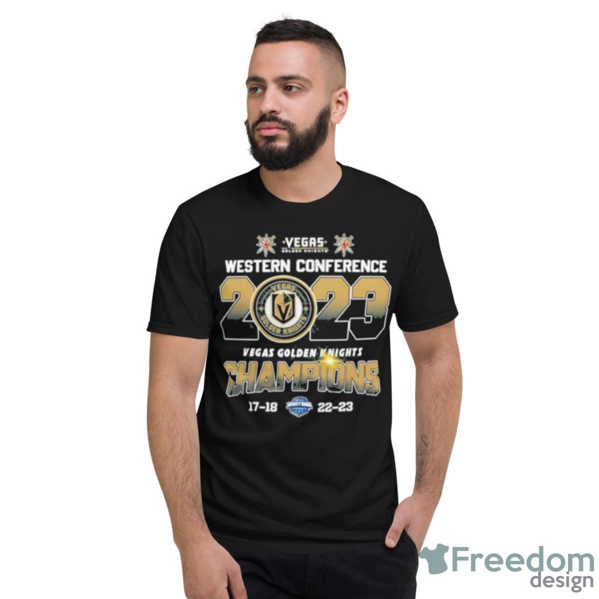 2023 Western Conference Champions Vegas Golden Knights Shirt - Short Sleeve T-Shirt