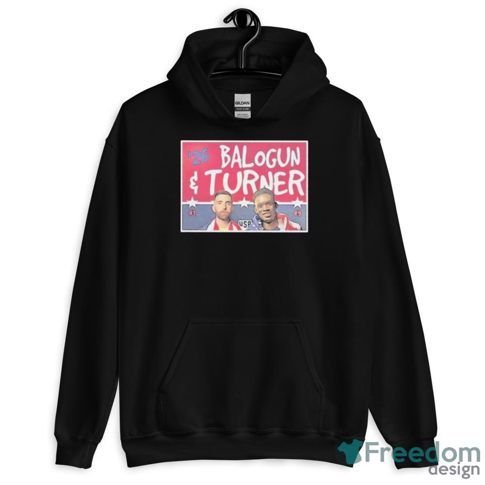 ’26 Balogun And Turner Black T Shirt Men And Women - 18500 Unisex Heavy Blend Hooded Sweatshirt