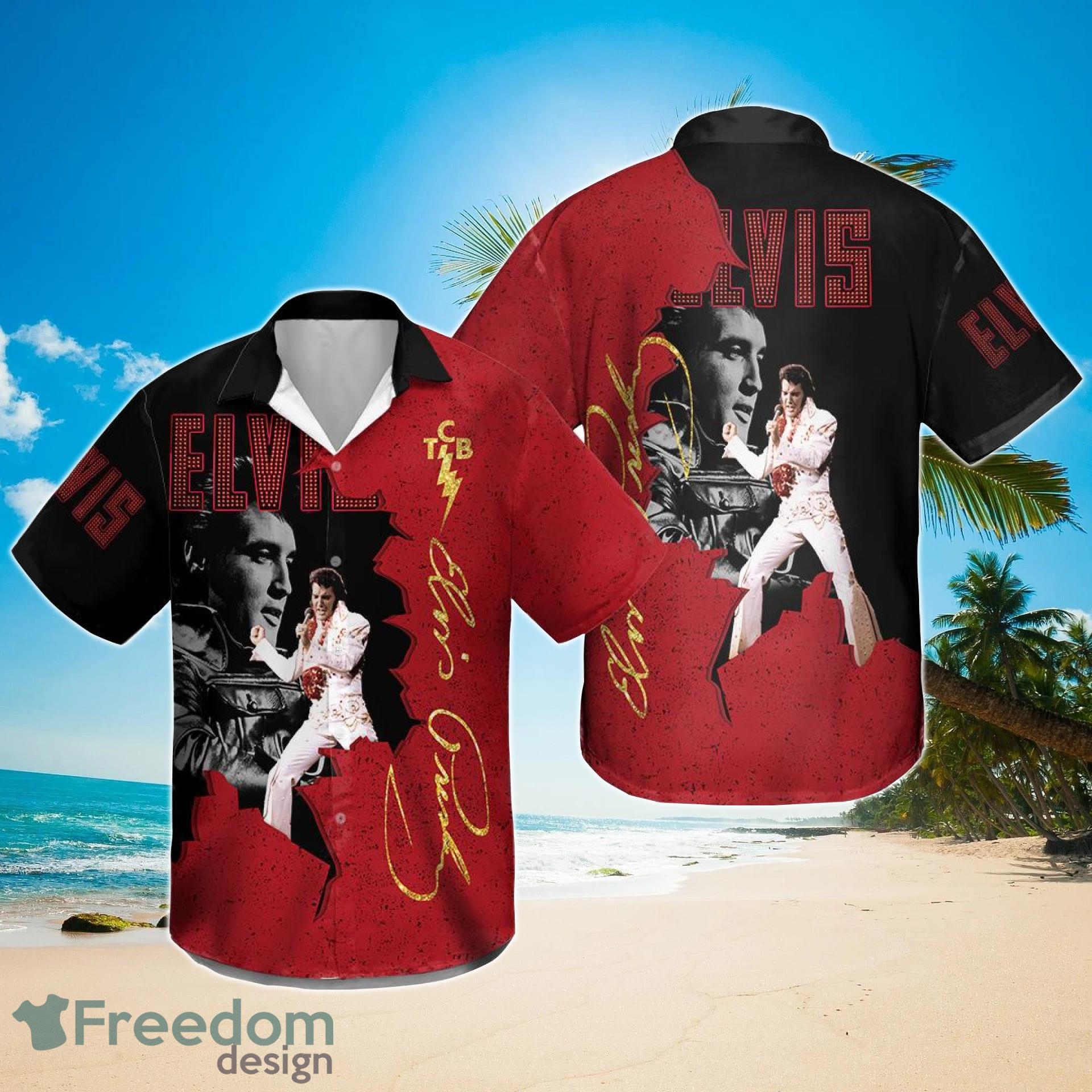 3D Elvis Presley Unisex Hawaiian Shirt For Fans Product Photo 1