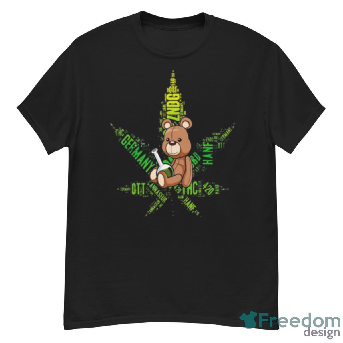 420 Cannabis Bear Bong Stoner Weed Shirt - G500 Men’s Classic T-Shirt