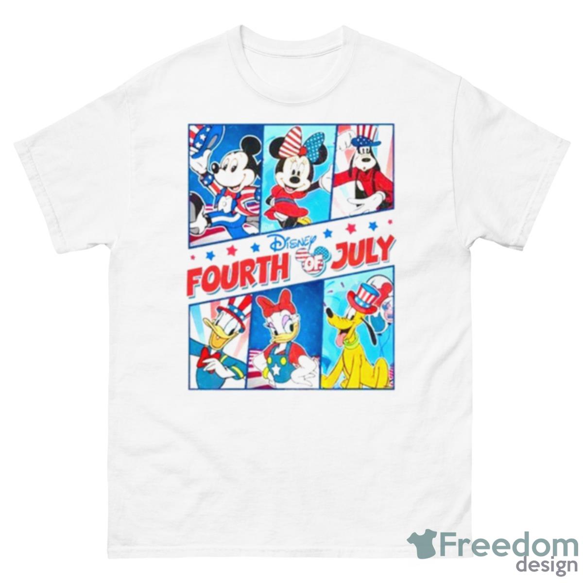 4th Of July Disney Unisex T Shirt - 500 Men’s Classic Tee Gildan