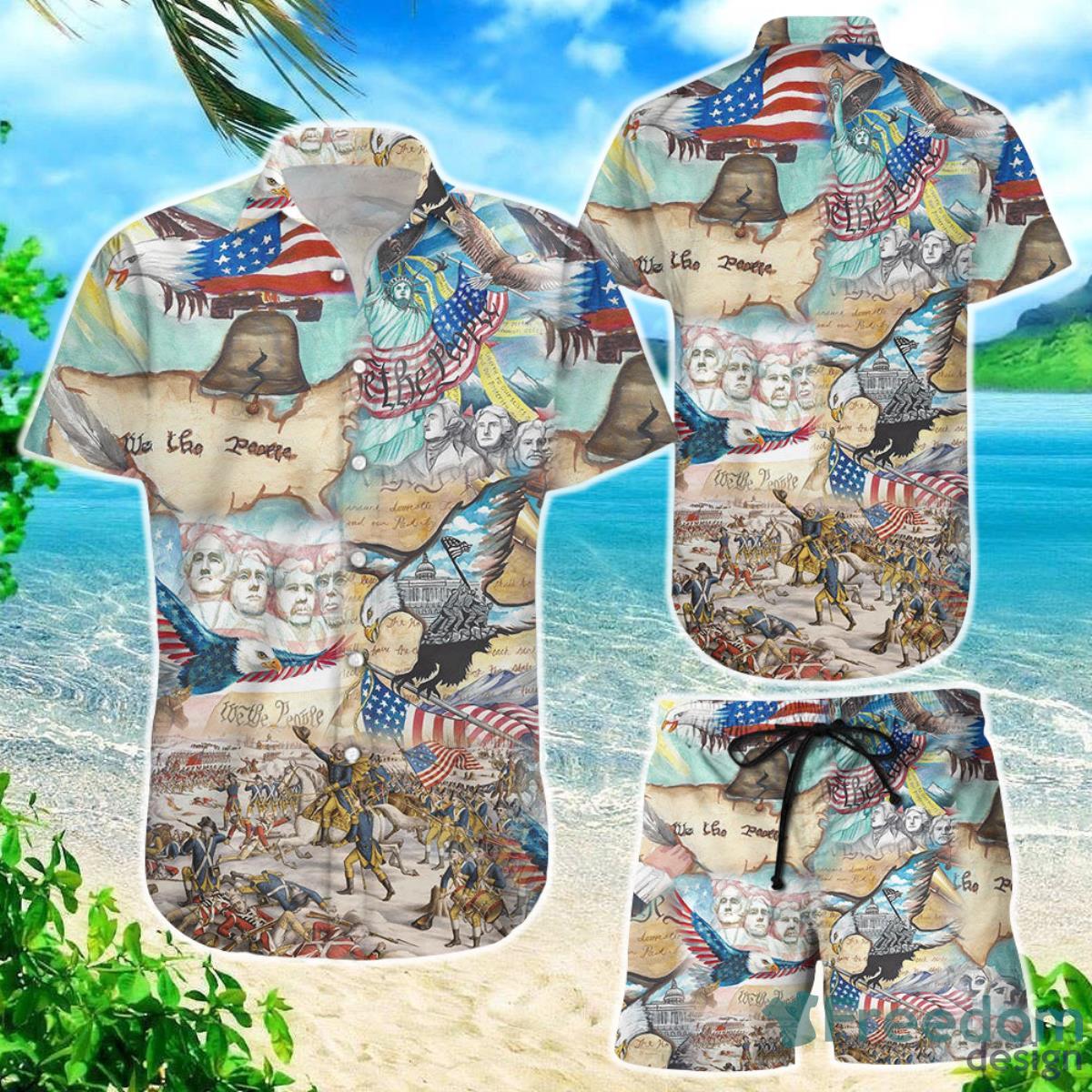 4th Of July Hawaiian Shirt My Patriotic Independent Day Best Patriotic Gifts Product Photo 1