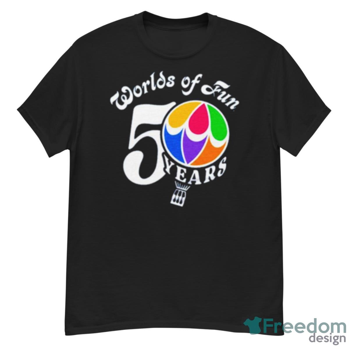 50 Years Of Worlds Of Fun Vintage Shirt - G500 Men’s Classic T-Shirt