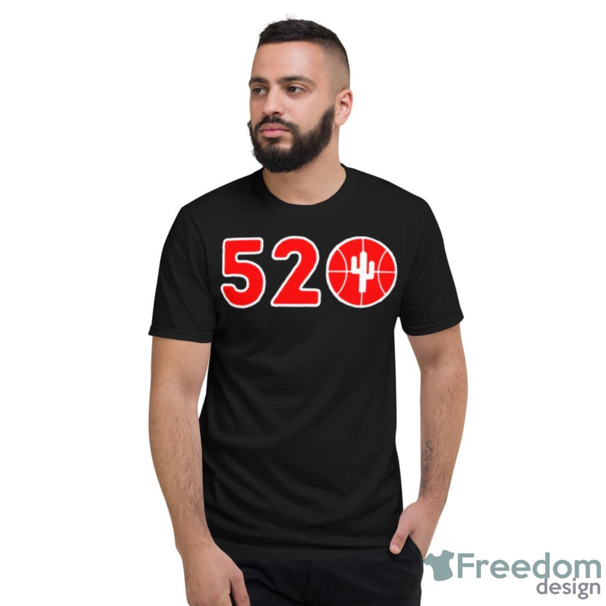 520 Area Code Arizona Basketball Shirt - Short Sleeve T-Shirt