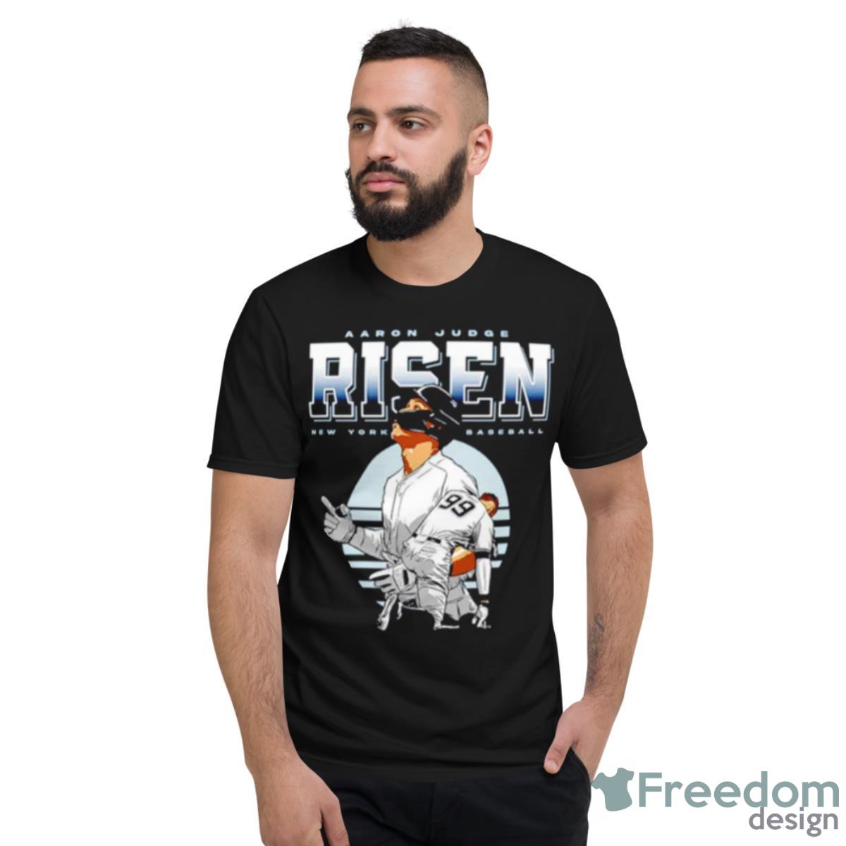 Aaron Judge Risen New York Baseball Shirt - Short Sleeve T-Shirt