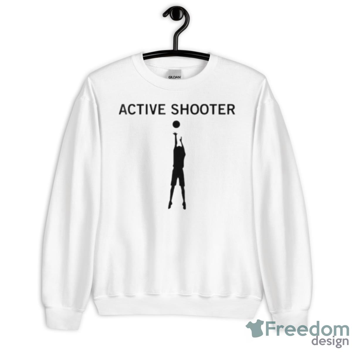 Active Shooter Basketball Shirt - Unisex Heavy Blend Crewneck Sweatshirt