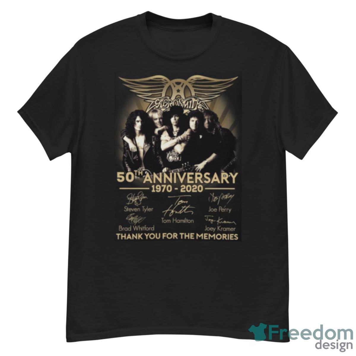 Aerosmith Vintage 50th Anniversary Shirt - G500 Men’s Classic T-Shirt