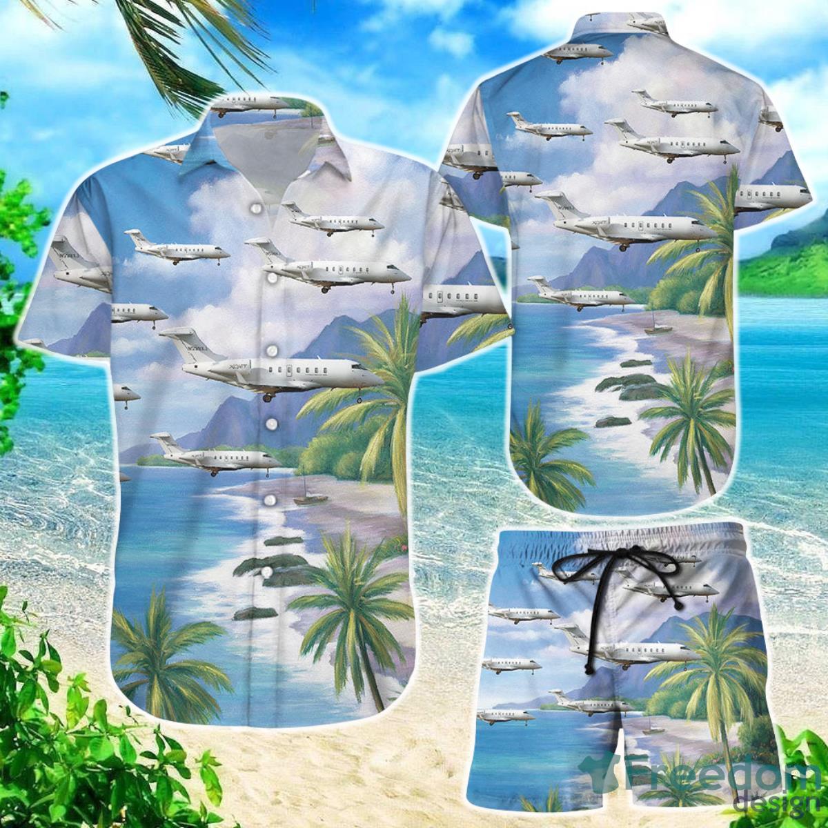 Airplane Hawaiian Shirt Vintage Airplane Tropical Button Down Shirt Beach Themed Present Ideas Product Photo 1
