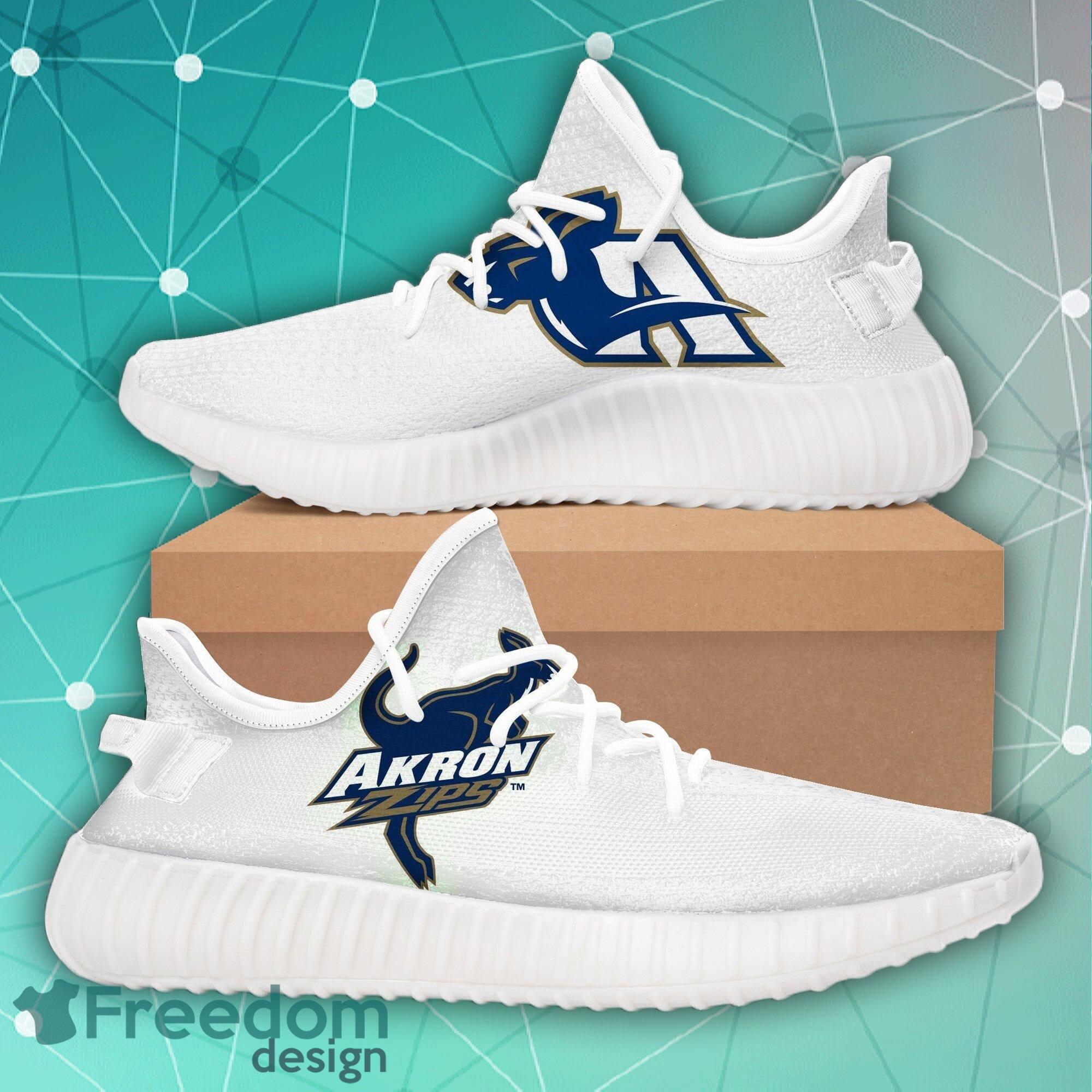Akron Zips NFL Football Teams Sport Teams Top Branding Trends Gift For Fans Shoes Yeezy Style 2 Sneakers - Akron Zips NFL Football Teams Sport Teams Top Branding Trends Custom Perfect Gift For Fans Shoes Yeezy v2 Sneakers_1
