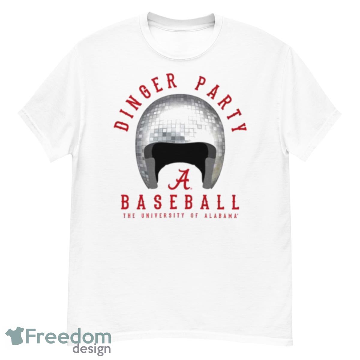 Alabama Crimson Tide Dinger Party Disco Helmet Shirt - G500 Men’s Classic T-Shirt