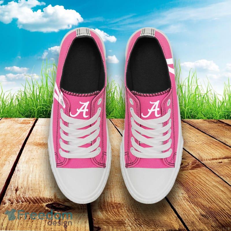Alabama Crimson Tide NCAA Men And Women Highlights Low Top Canvas Shoe For Fans - Alabama Crimson Tide NCAA Womens Highlights Low Top Canvas Shoe_4 Alabama Crimson Tide NCAA Men And Women Highlights Low Top Canvas Shoe For Fans - Alabama Crimson Tide NCAA Womens Highlights Low Top Canvas Shoe_4