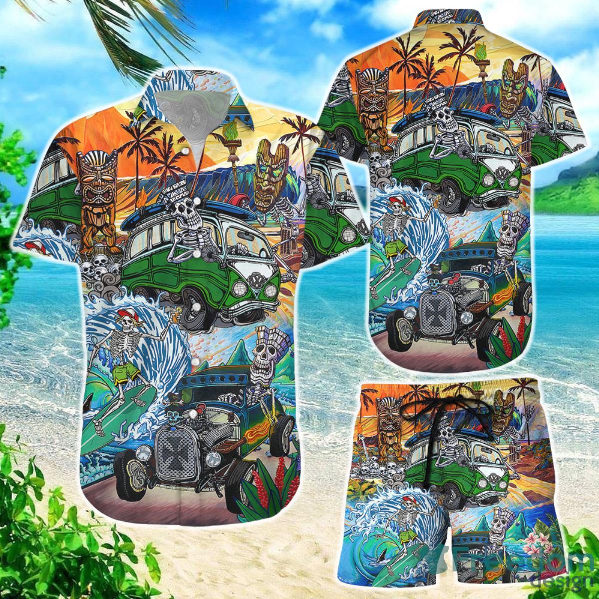 Aloha Hawaiian Shirt Tiki And Skull Aloha Spirits Hawaii Themed Gifts Product Photo 1