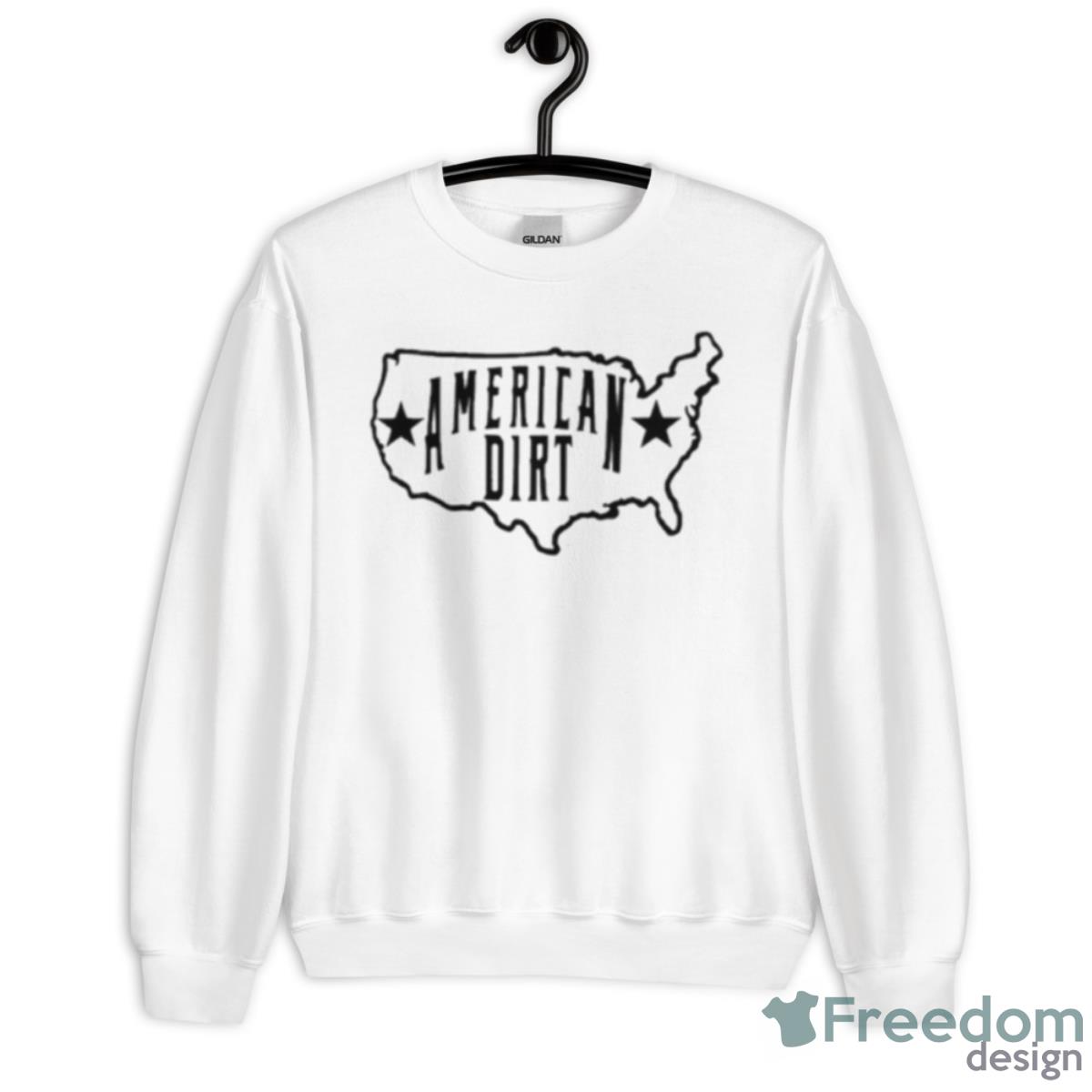 American Dirt Map Shirt - Unisex Heavy Blend Crewneck Sweatshirt