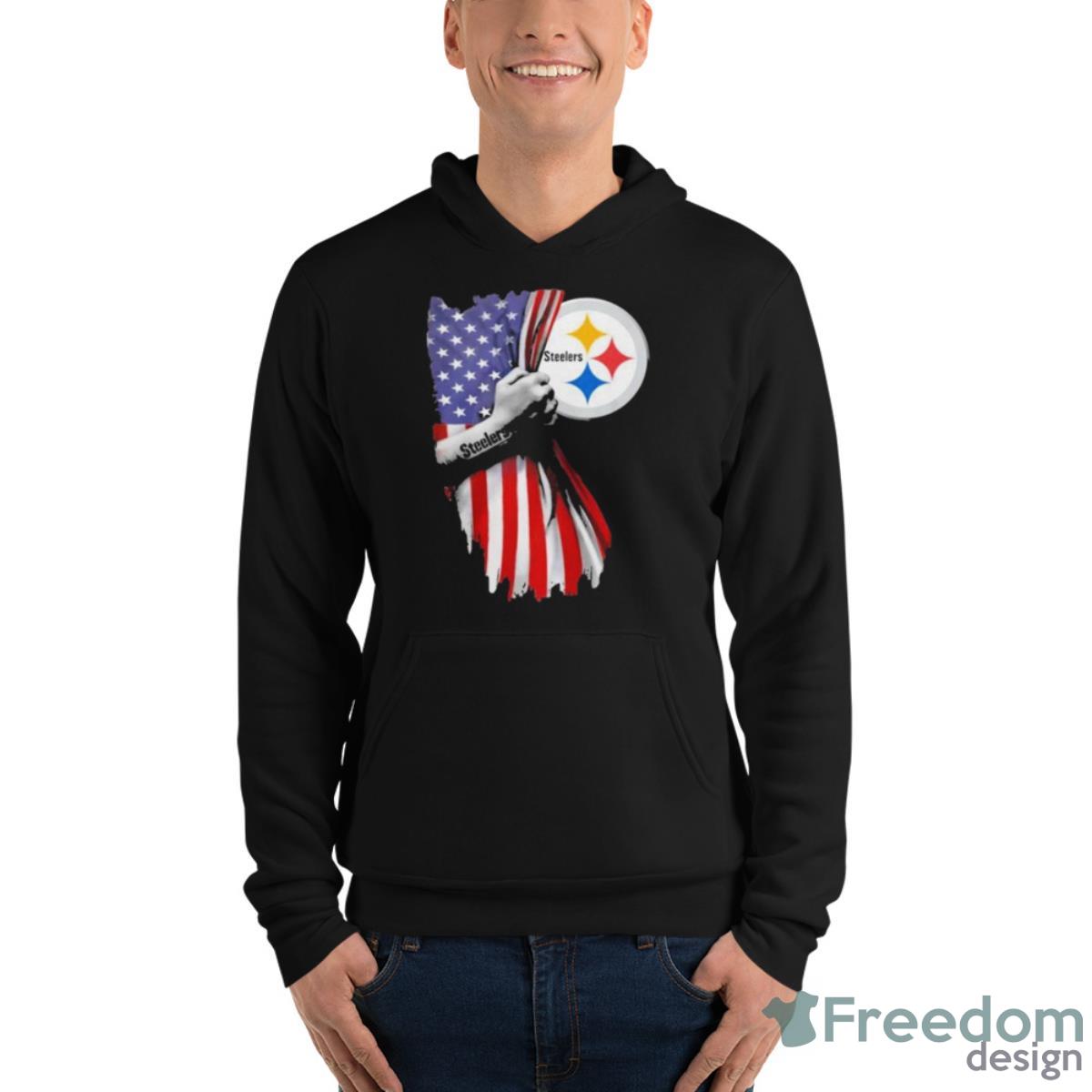 American Flag Pittsburgh Steelers Shirt - Freedomdesign