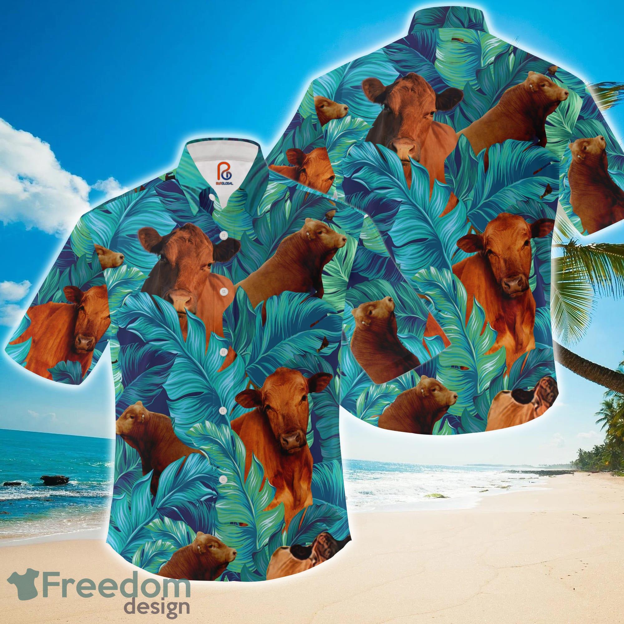 Angus Cow Men Hawaiian Shirts Product Photo 1