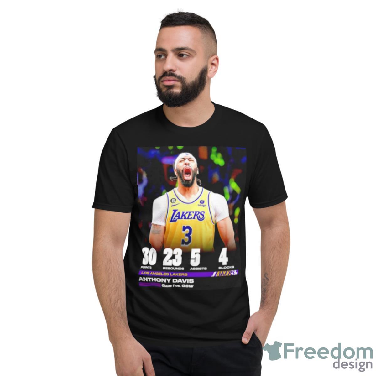 Anthony Davis Was Locked In For Game 1 Shirt - Short Sleeve T-Shirt