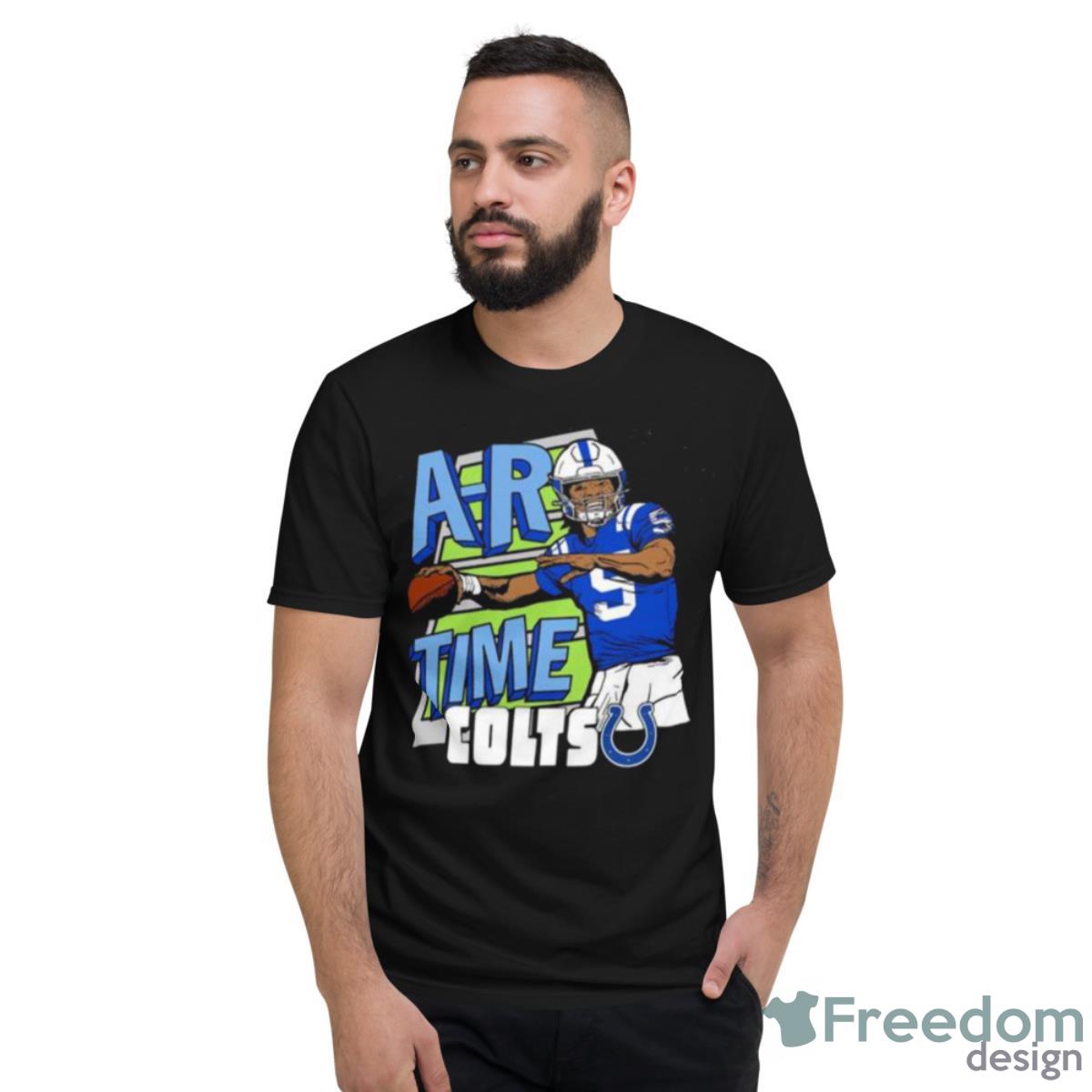 Anthony Richardson Indianapolis Colts 2023 NFL Draft First Round Pick Caricature Shirt - Short Sleeve T-Shirt