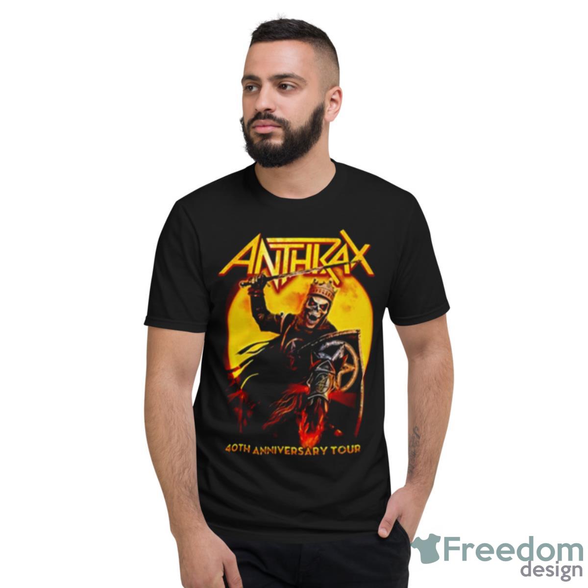 Anthrax We Ride With Death Tonight Merch Anthrax North American Tour 2023 Shirt - Short Sleeve T-Shirt