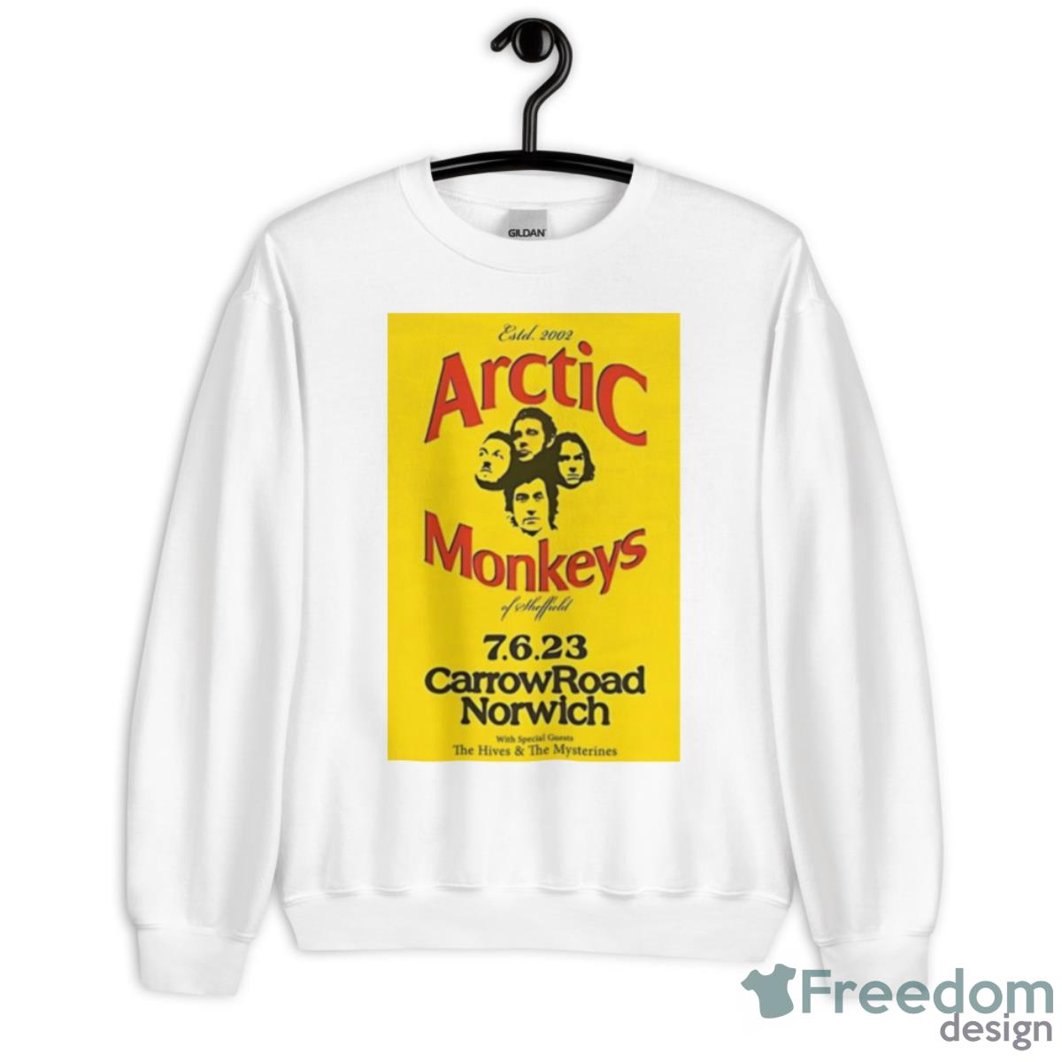 Arctic Monkeys Carrow Road Norwich June 7 2023 Shirt - Unisex Heavy Blend Crewneck Sweatshirt