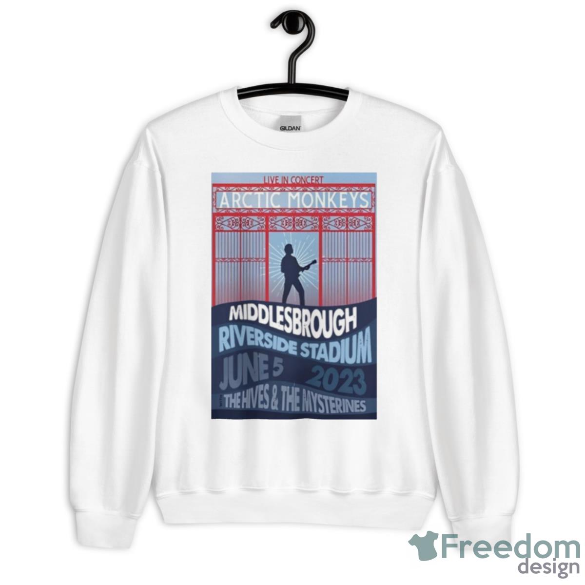 Arctic Monkeys Riverside Stadium Middlesbrough June 5 2023 Shirt - Unisex Heavy Blend Crewneck Sweatshirt