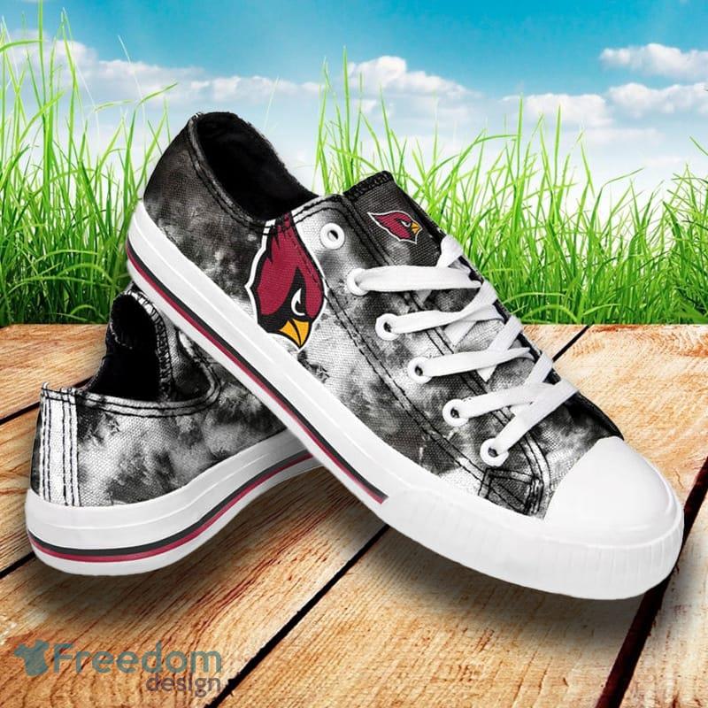 Arizona Cardinals NFL Men And Women Low Top Tie-Dye Canvas Shoes