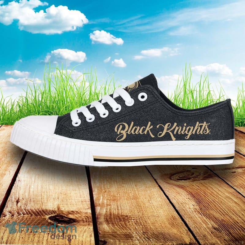 Army Black Knights NCAA Men And Women Color Glitter Low Top Canvas Shoes For Fans - Army Black Knights NCAA Womens Color Glitter Low Top Canvas Shoes_2