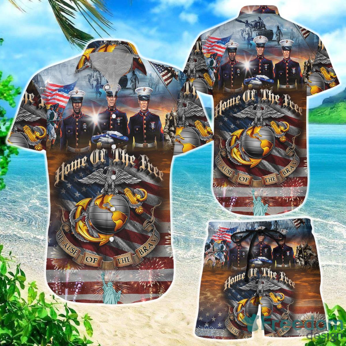 Army Hawaiian Shirt 4th Of July Eagle USA Independent Day Veteran Gifts For Army Man Product Photo 1