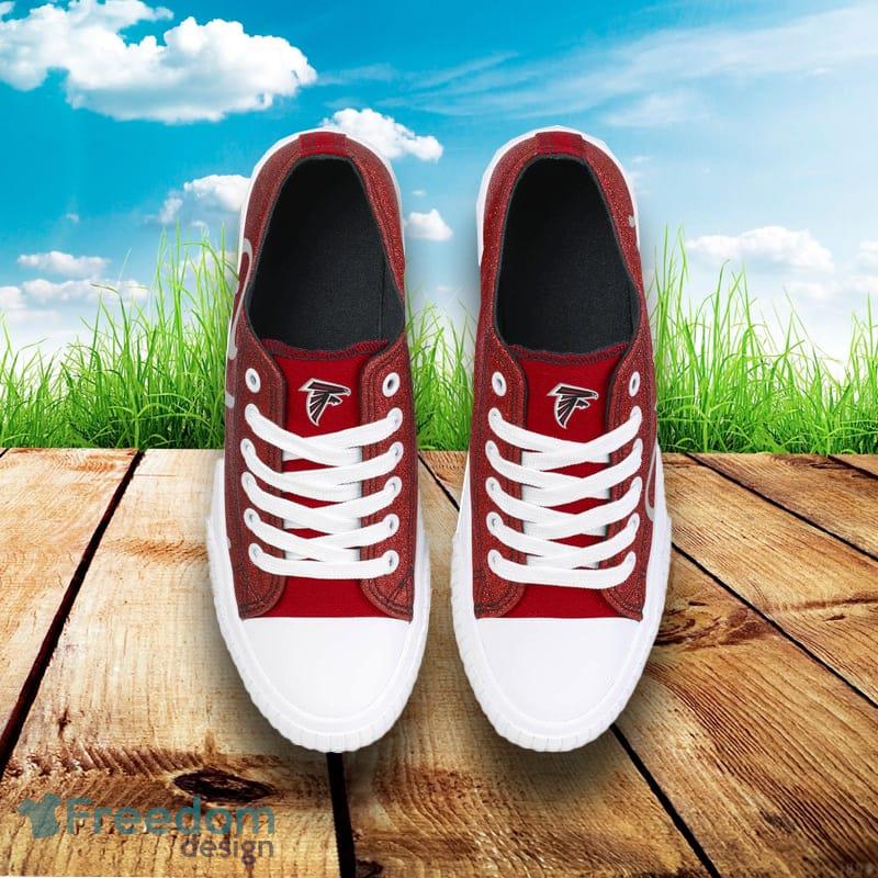 Atlanta Falcons NFL Men And Women Color Glitter Low Top Canvas Shoes For Fans - Atlanta Falcons NFL Womens Color Glitter Low Top Canvas Shoes_4 Atlanta Falcons NFL Men And Women Color Glitter Low Top Canvas Shoes For Fans - Atlanta Falcons NFL Womens Color Glitter Low Top Canvas Shoes_4