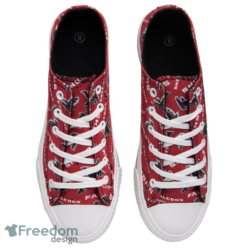 Atlanta Falcons NFL Men And Women Low Top Repeat Print Canvas Shoes For Fans - Atlanta Falcons NFL Womens Low Top Repeat Print Canvas Shoes_3 Atlanta Falcons NFL Men And Women Low Top Repeat Print Canvas Shoes For Fans - Atlanta Falcons NFL Womens Low Top Repeat Print Canvas Shoes_3