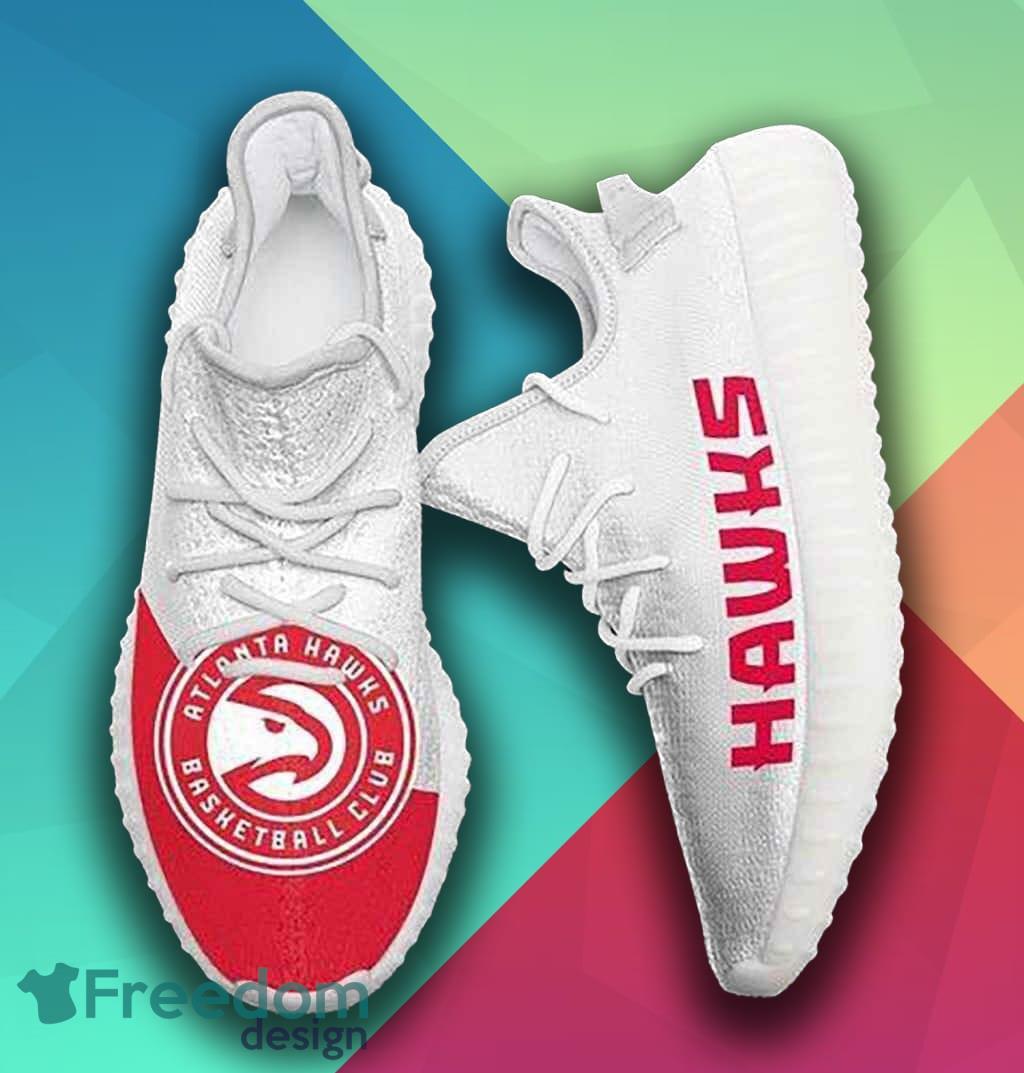 Atlanta Hawks MLB YEEZY Sport Teams Top Branding Trends Gift For Fans Shoes Yeezy Style 2 Sneakers - Atlanta Hawks MLB YEEZY Sport Teams Top Branding Trends Custom Perfect Gift For Fans Shoes Yeezy v2 Sneakers_1