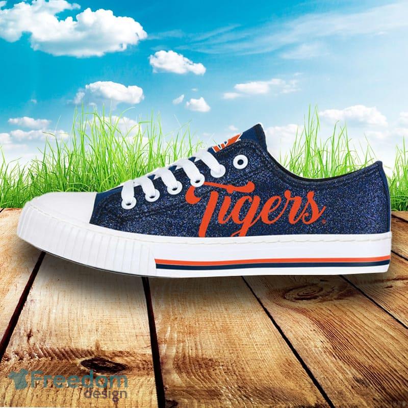 Auburn Tigers NCAA Men And Women Color Glitter Low Top Canvas Shoes For Fans - Auburn Tigers NCAA Womens Color Glitter Low Top Canvas Shoes_2