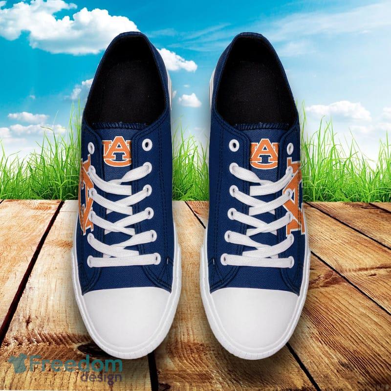 Auburn Tigers NCAA Men And Women Low Top Big Logo Canvas Shoes For Fans - Auburn Tigers NCAA Mens Low Top Big Logo Canvas Shoes_3 Auburn Tigers NCAA Men And Women Low Top Big Logo Canvas Shoes For Fans - Auburn Tigers NCAA Mens Low Top Big Logo Canvas Shoes_3