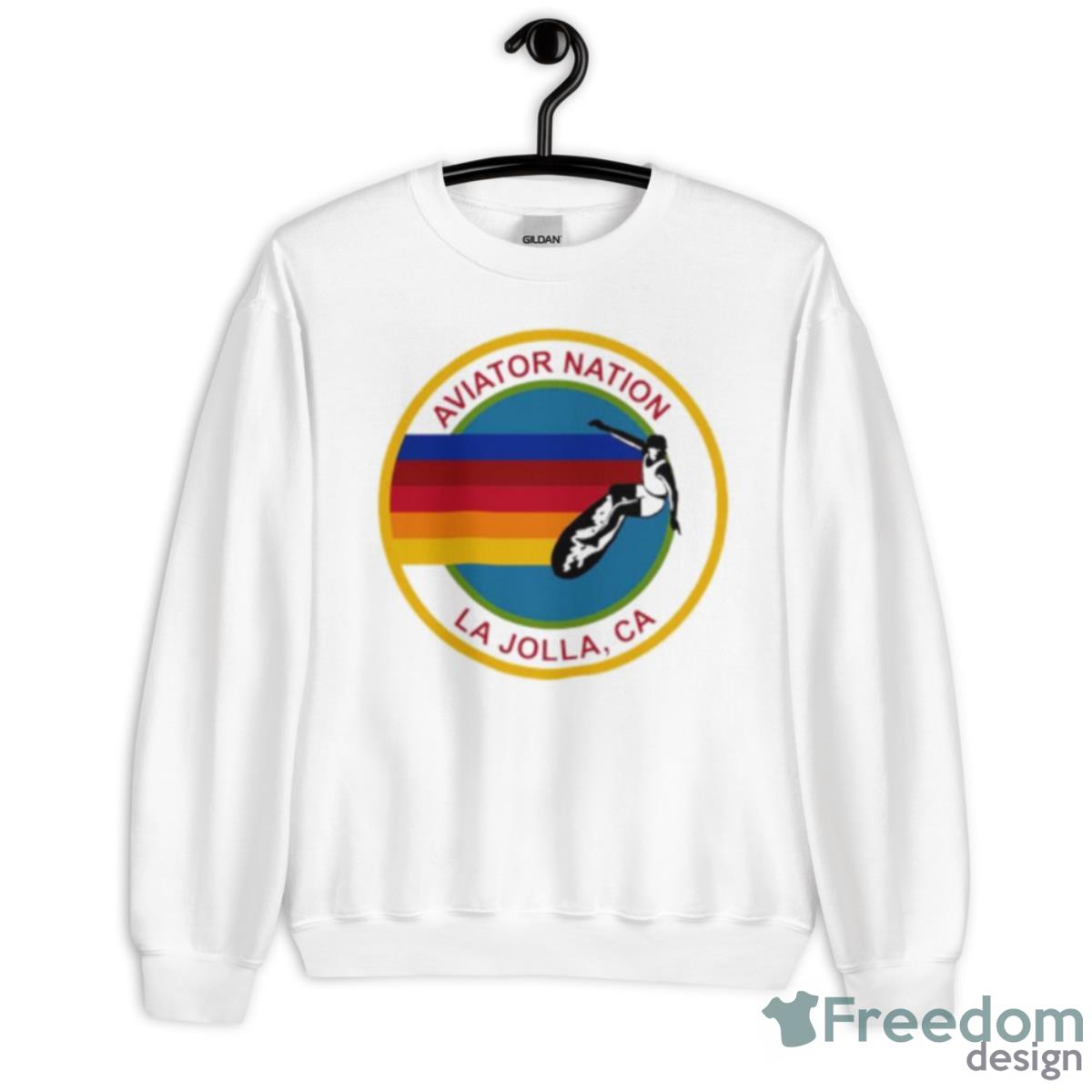 Aviator Nation La Jolla California Shirt - Unisex Heavy Blend Crewneck Sweatshirt