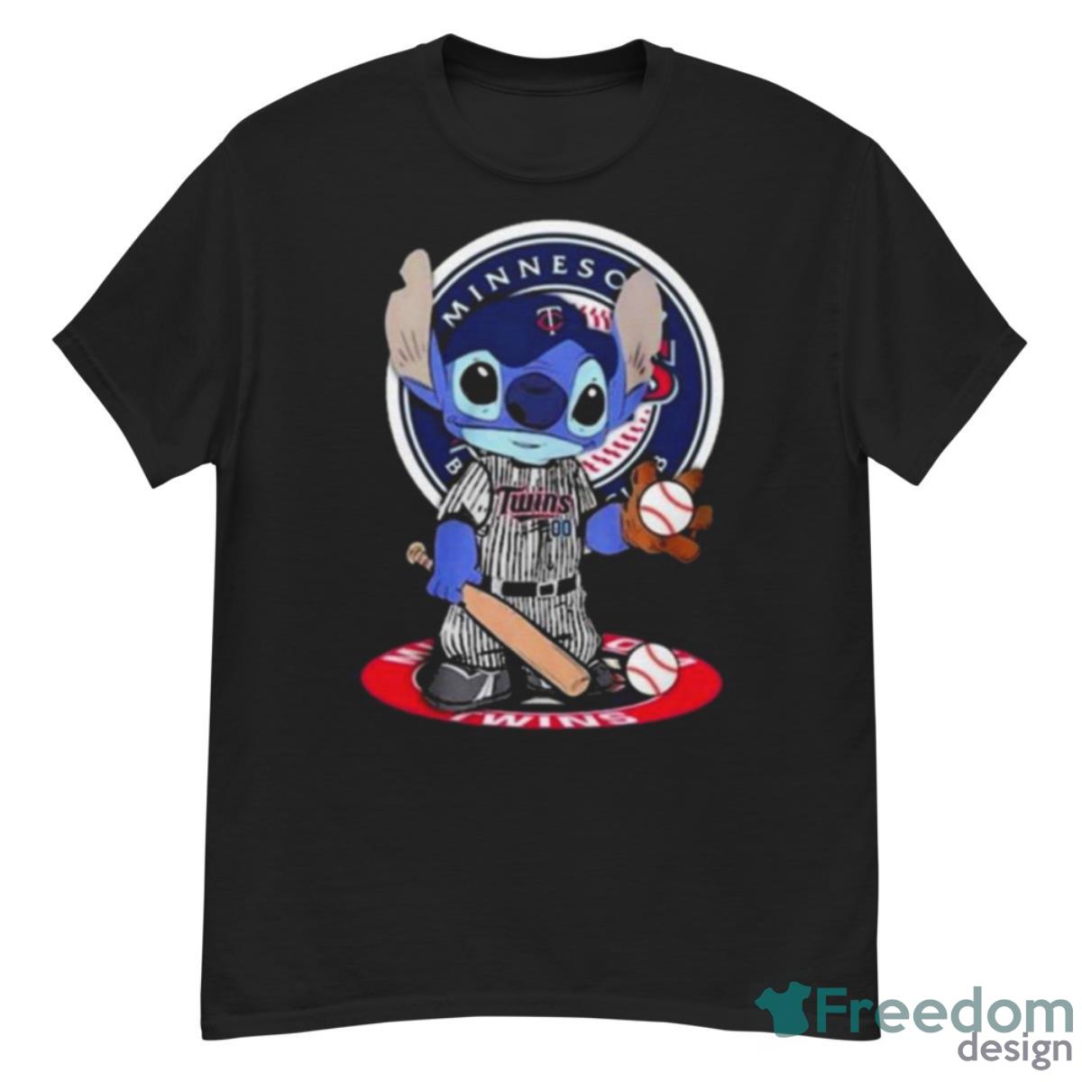 Baby Stitch Minnesota Twins Baseball Logo 2023 T Shirt - G500 Men’s Classic T-Shirt