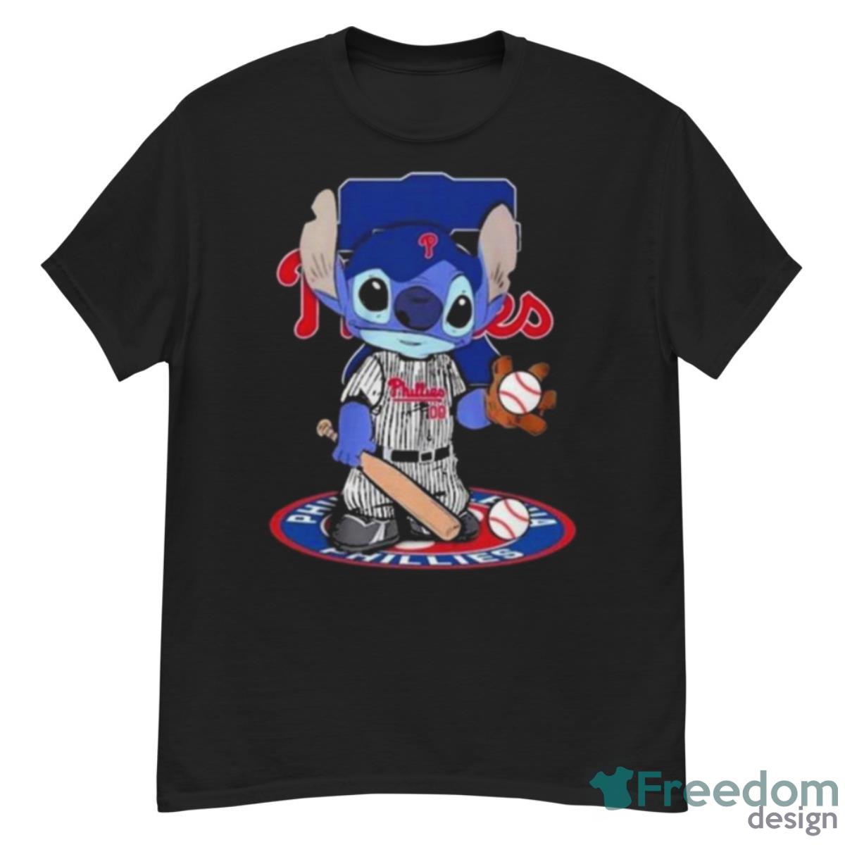 Baby Stitch Philadelphia Phillies Baseball Logo 2023 T Shirt - G500 Men’s Classic T-Shirt