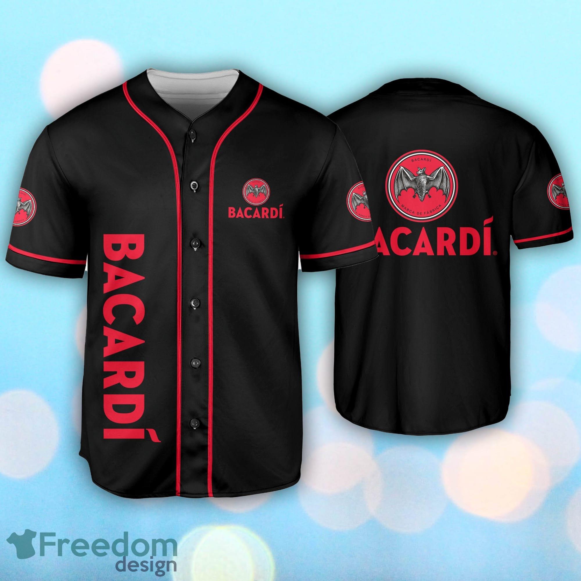 Bacardi Red Baseball Jersey Shirt, Jersey gift For Men, Baseball Shirt -  Banantees