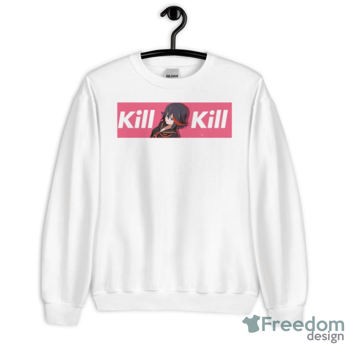 Banner Style Art Ryuko Matoi Kill La Kill Shirt - Unisex Heavy Blend Crewneck Sweatshirt