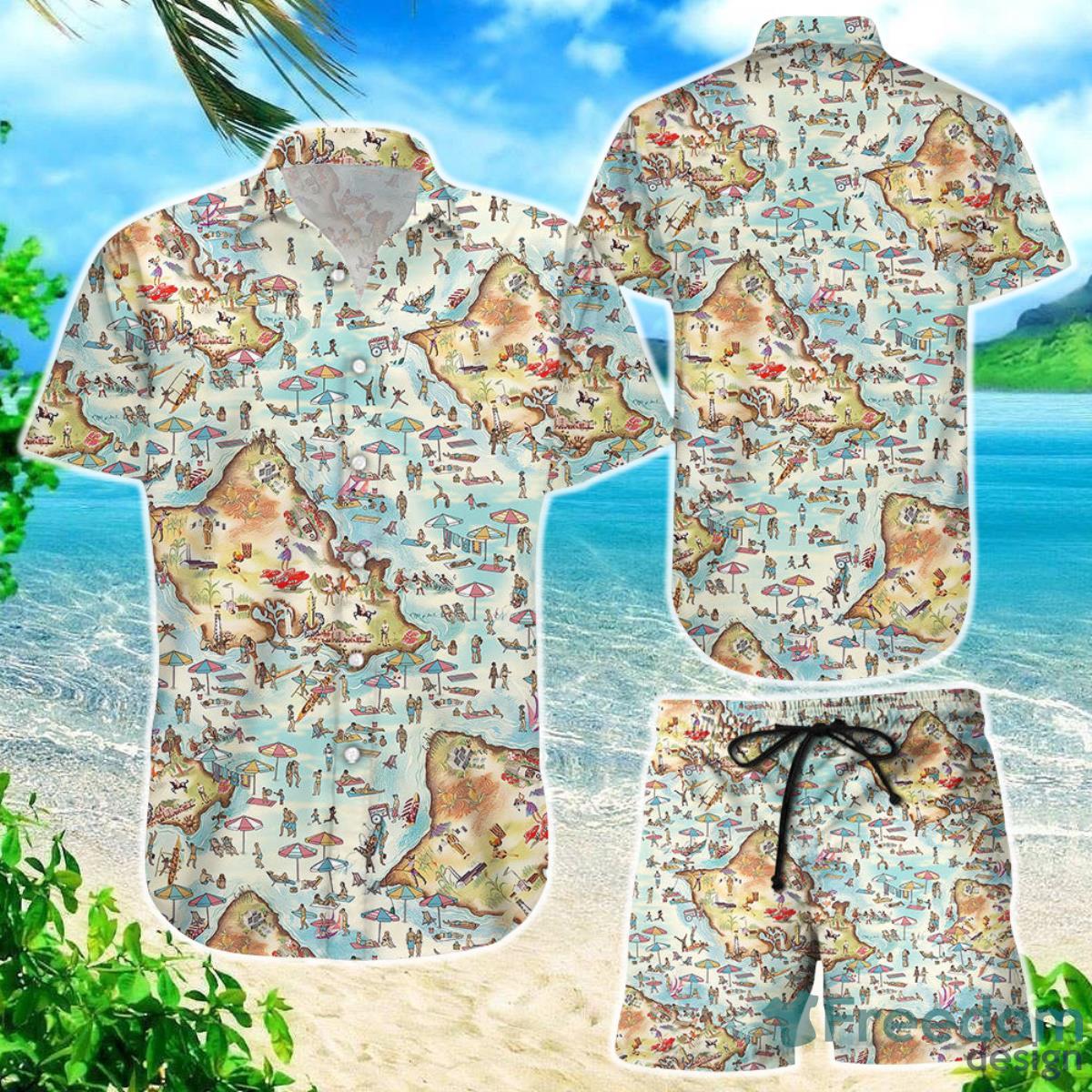 Beach Hawaiian Shirt Beach Party Islands Summer City Beach Themed Gift Ideas Product Photo 1