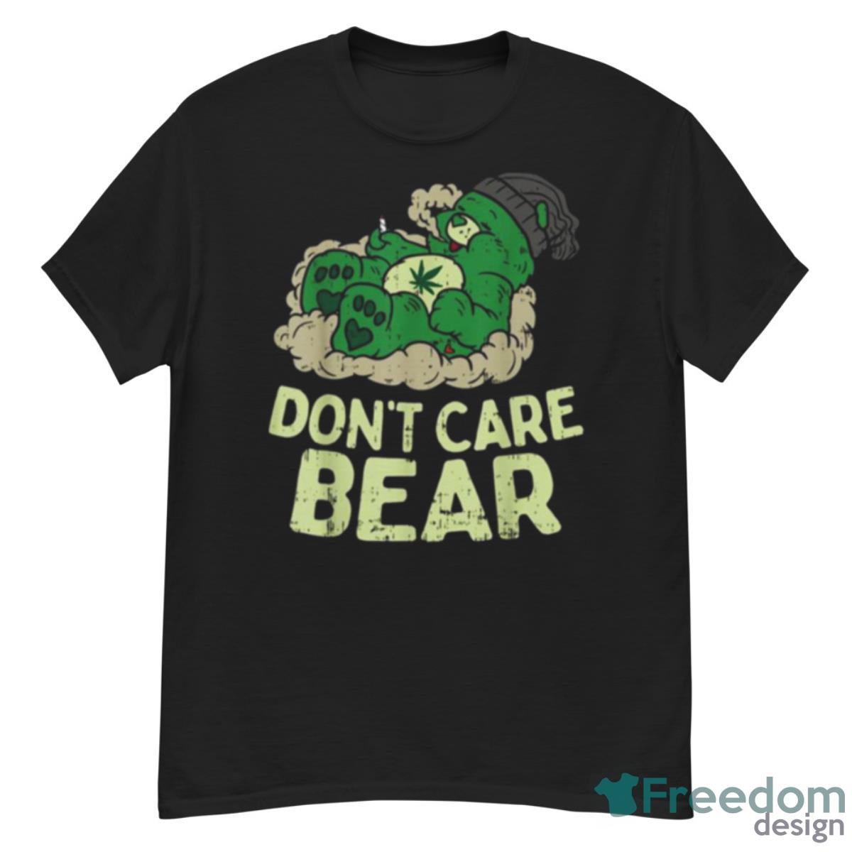 Bear Smoking Weed Funny Weed 420 Cannabis Marijuana Gift Shirt - G500 Men’s Classic T-Shirt