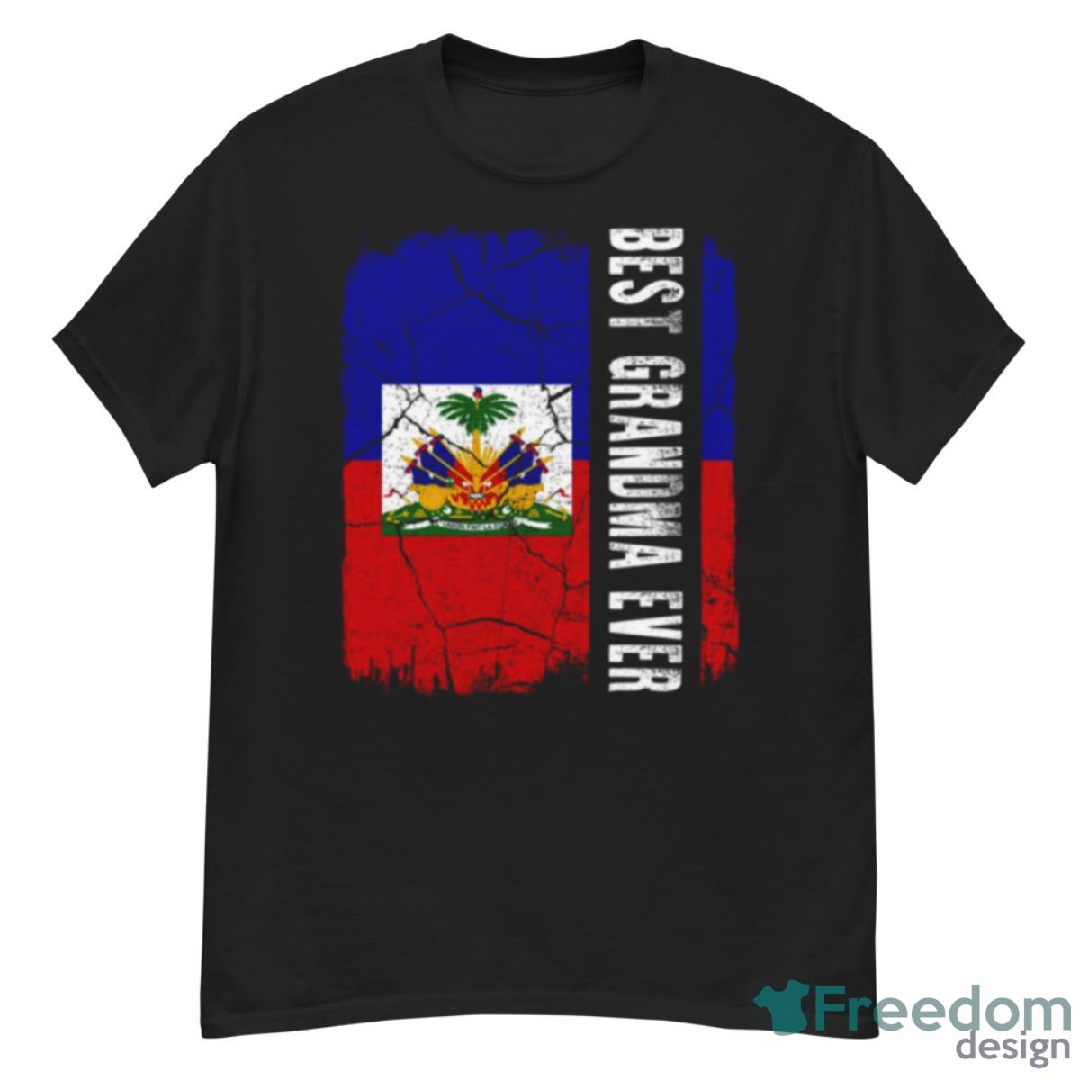 Best Haitian Grandma Ever Haiti Flag Mother’s Day Shirt - G500 Men’s Classic T-Shirt