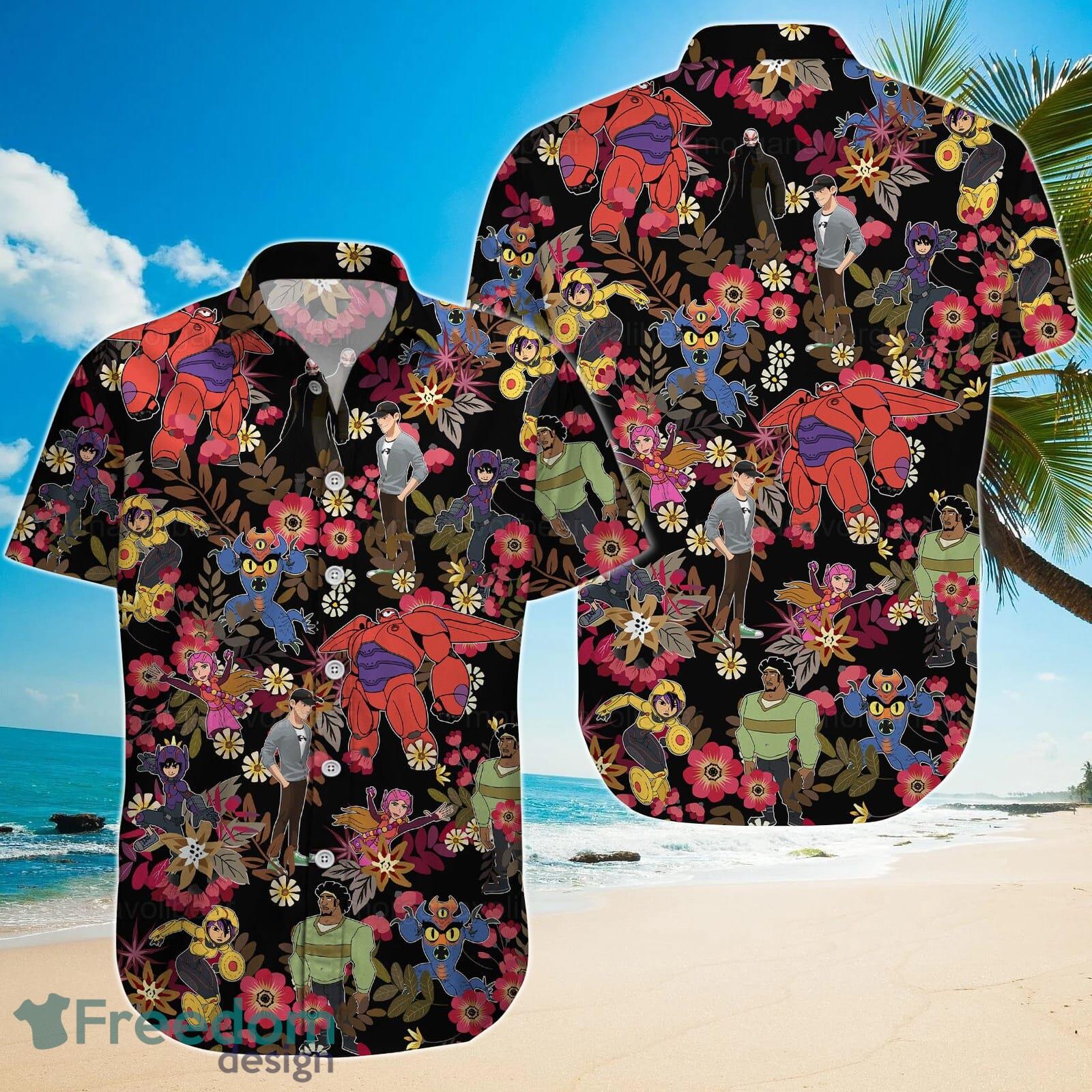 Big Hero 6 Hawaiian Shirt And Short For Men And Women Product Photo 2