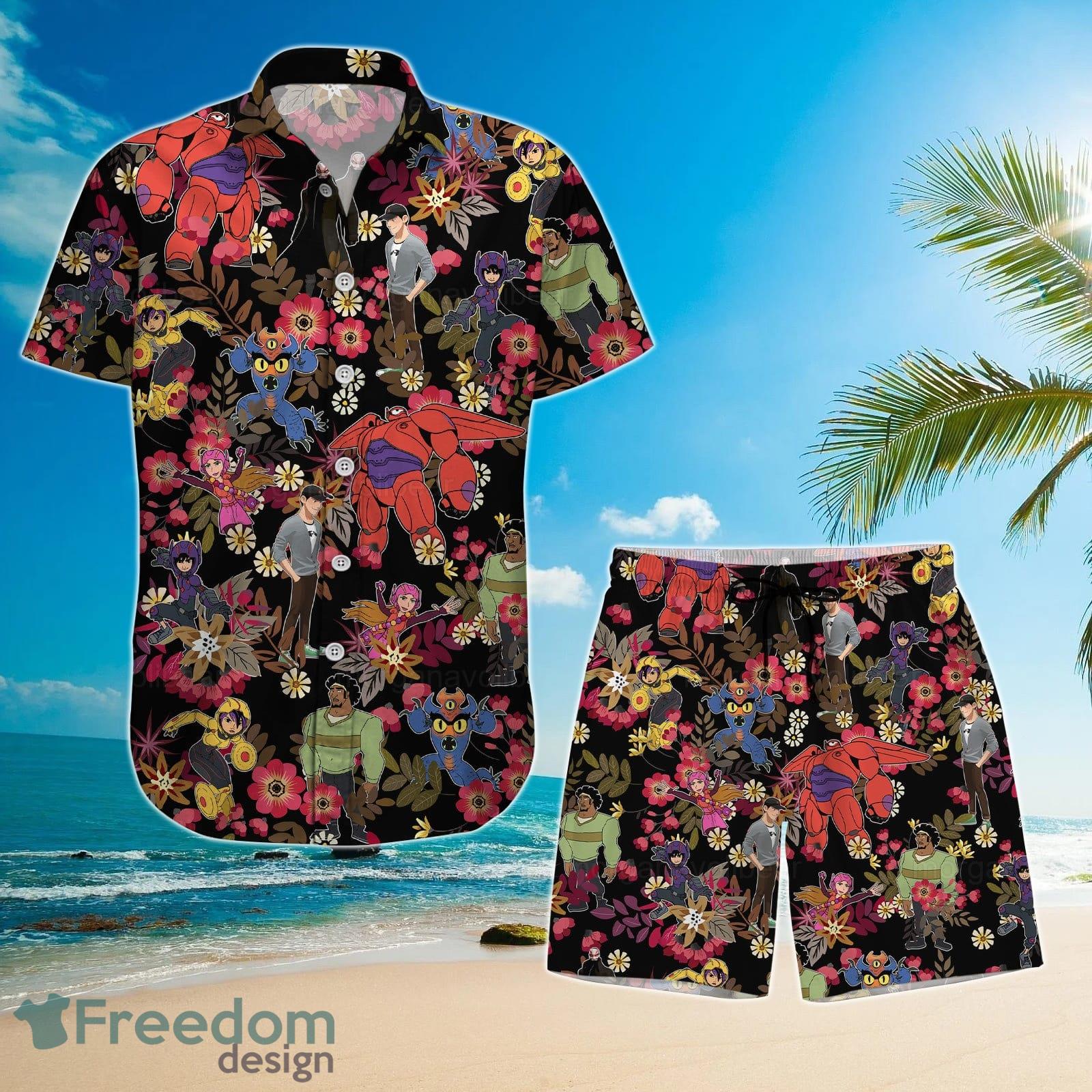 Big Hero 6 Hawaiian Shirt And Short For Men And Women Product Photo 1