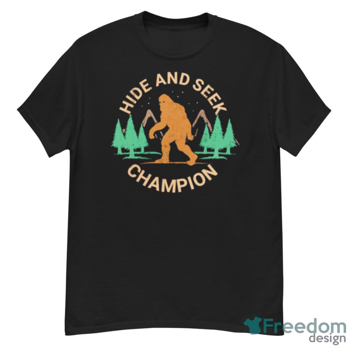 Bigfoot Hide And Seek Champion T Shirt - G500 Men’s Classic T-Shirt